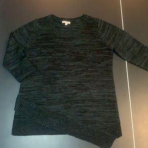 Asymmetrical 3/4 Sleeve Sweater